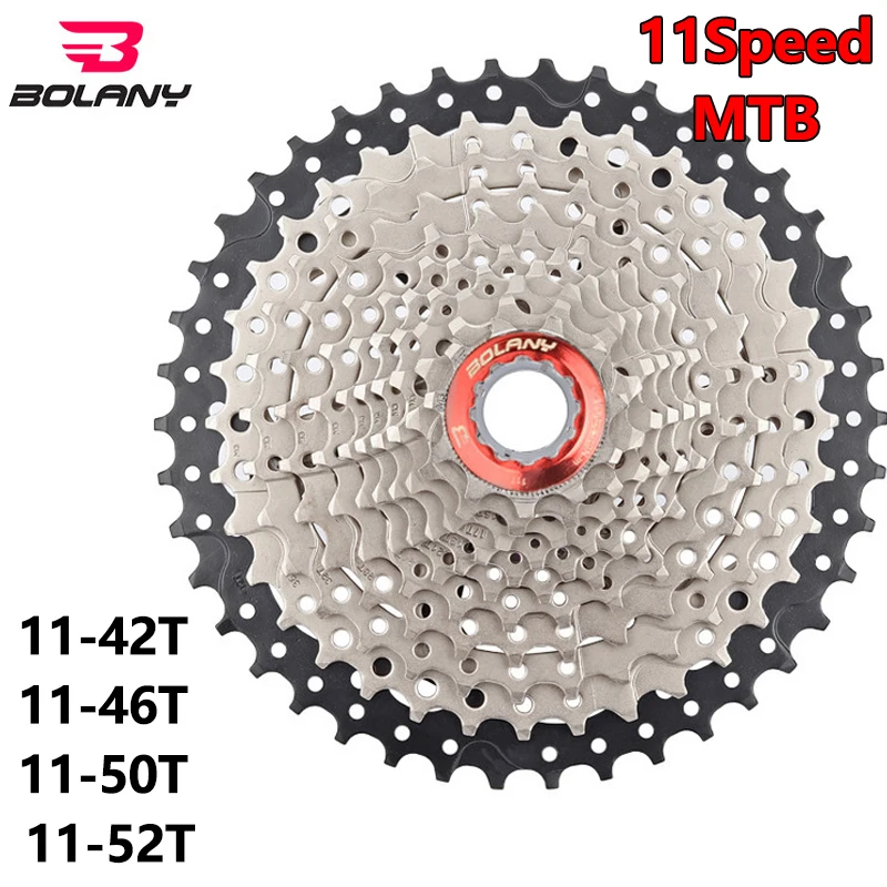 Кассета BOLANY MTB 11 скоростей Ультралегкая высокоскоростная кассета для горного
