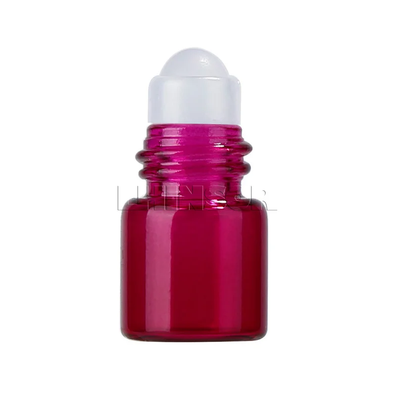 50 шт./упак. 1 мл 2 мл 3 мл 5 красочные Стекло роликовые на бутылках, Doterra емкости для образцов бутылка флаконы для эфирных масел с роликом мяча