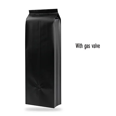 8 With gas valve Кофейная верхняя часть, открытый тепловой уплотнительный клапан, мешок для органов, пищевая упаковка из алюминиевой фольги, счетчик для хранения пищевых продуктов, орехи для домашних животных, собак, кошек, рыб - Цвет: 8 With gas valve
