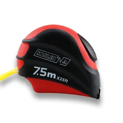 Auto Lock Retractable Measuring Tape, Metric & Imperial, 7.5M Length (7.5M)