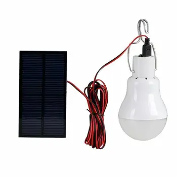 

Household Courtyard Light 800 mAh 4 Hours Lighting Duration Portable Solar Power Charging LED Bulb Outdoor Lighting Camp