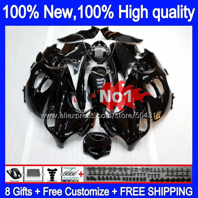 Корпус для SUZUKI Катана GSX600F GSXF 600 750 13MC. 49 GSXF750 GSXF600 2003 2004 2005 2006 2007 03 04 05 06 07 обтекатель глянцевый черный