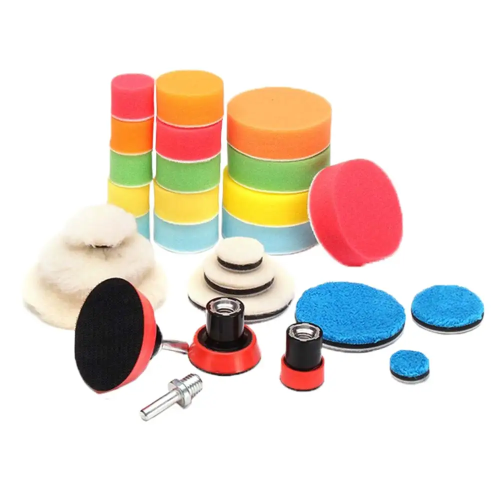 Espuma de Vedação Vehemo Polegada Lavagem Polonês Esmalte Almofada Cera Alta Qualidade Encerar Pintura Cuidados Polir 1 - 2 3 11 Cheap Esponja p encerar