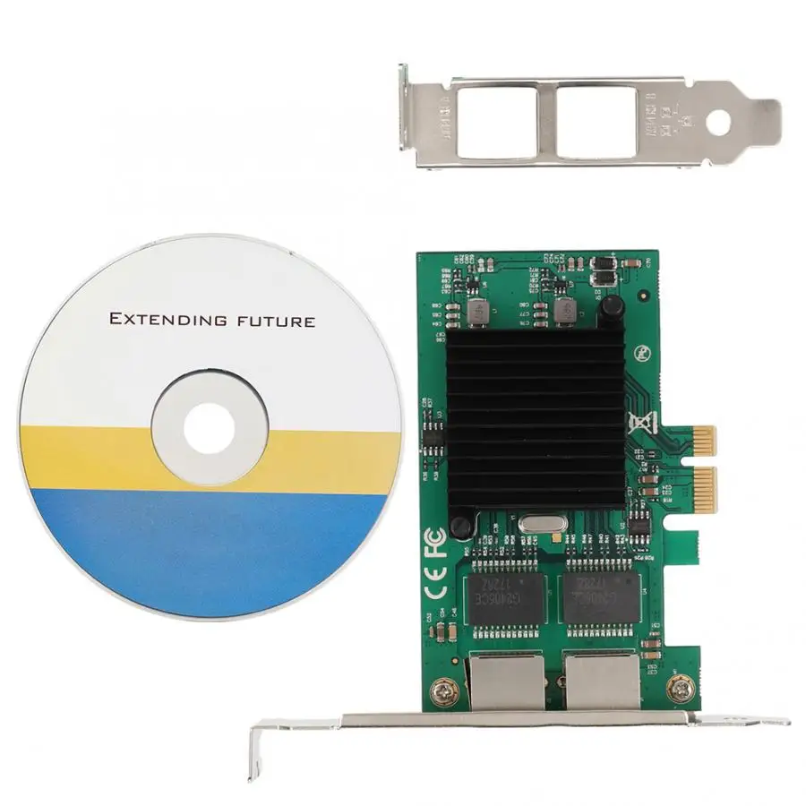 

PCI-E X1 Double Port 10/100/1000Mbps Gigabit Ethernet Network Card for Intel(R) 82575EB for FreeBSD/Linux/Server/VMWare ESXi/WIN