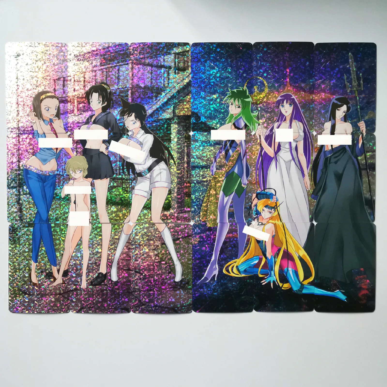 20pcs/set 9 In 1 Sexy Saint Seiya Detective Conan Case Closed Toys Hobbies Hobby Collectibles Game Collection Anime Cards