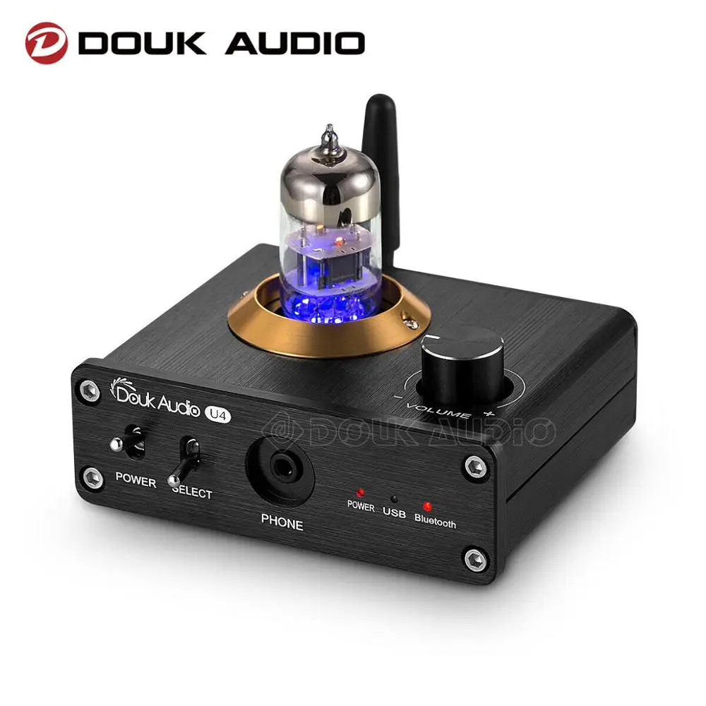 Douk Audio U4 Мини Bluetooth 5 0 ламповый усилитель для наушников USB DAC стерео аудио