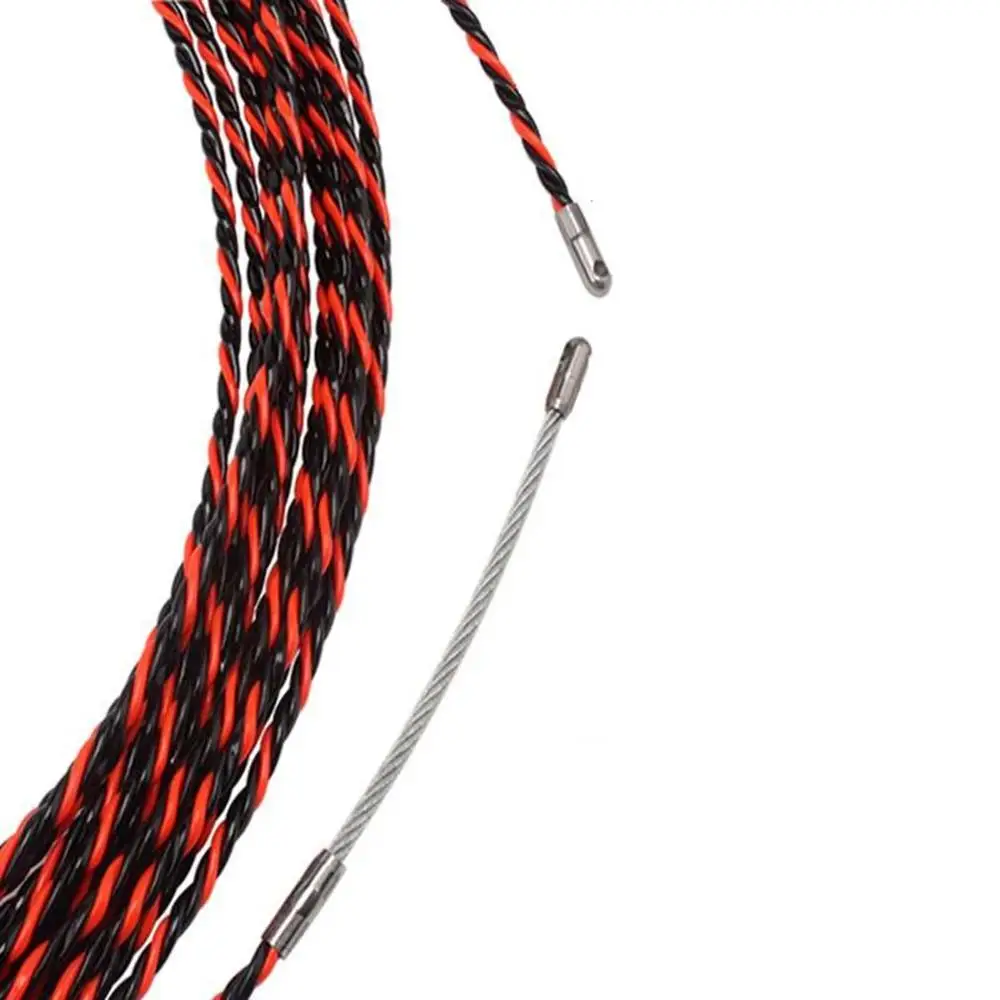 Electric Wire Threader 5/10/15/20/25/30/50m Electrician Threading Device Wire Cable Running Puller Lead Construction Tools