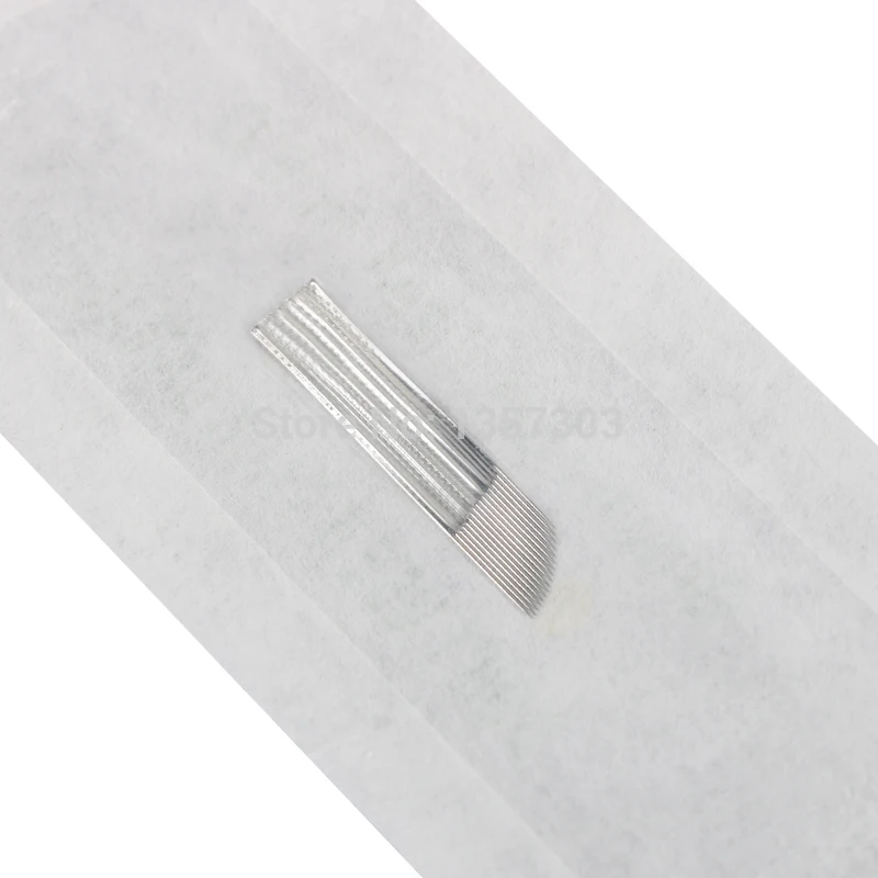 100 шт. иглы для татуажа бровей 17 пин|tattoo needles|permanent makeuppermanent makeup blade |