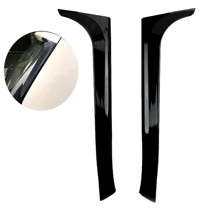 Gloss Black Rear Side Wing Spoiler Stickers Trim Cover for VW Golf 6 MK6 2008 -2013 Not GTI/R |