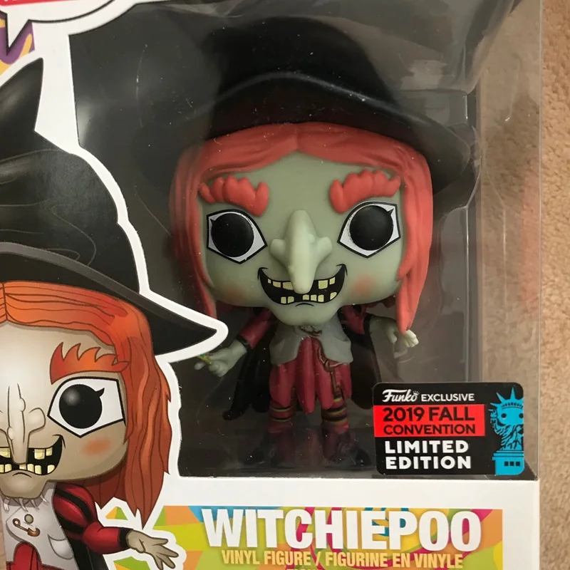 2019 NYCC эксклюзивная официальная виниловая экшн фигурка Funko pop Witchiepoo Коллекционная