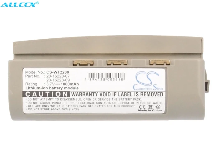 Аккумулятор Cameron Sino 1800 мАч 20-16228-07,20-16228-09 для хамелеона RF WT2200, RF WT2280