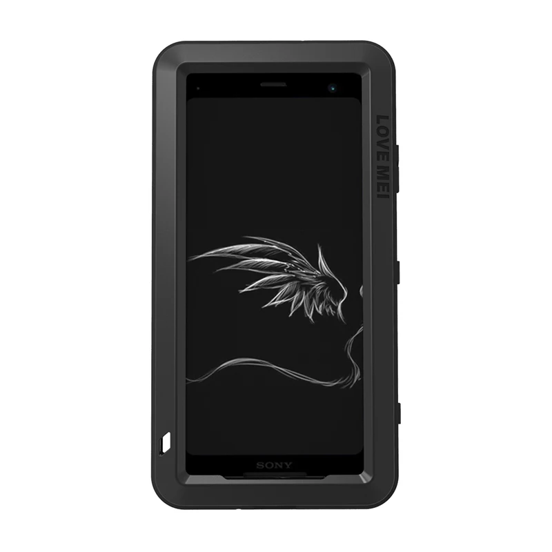 Алюминиевый металлический чехол LOVE MEI для sony Xperia XZ3 Armor, ударопрочный защитный водонепроницаемый чехол для sony Xperia XZ3 Capa, чехол для телефона