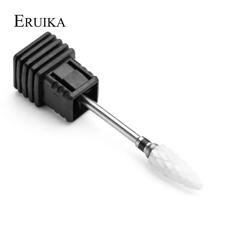 ERUIKA Pro 1 шт. керамический фонарь для ногтей сверло фреза электрическая роторная дрель пилка для ногтей удаляет акриловые Инструменты для гель-лака для ногтей - Цвет: Black XC