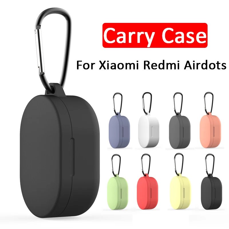 

Anti-lost Earphone Carry Cover on For Xiaomi Redmi Airdots Youth & Xiomi Red mi Airdots Silicone Case Thin Soft Protective Skins