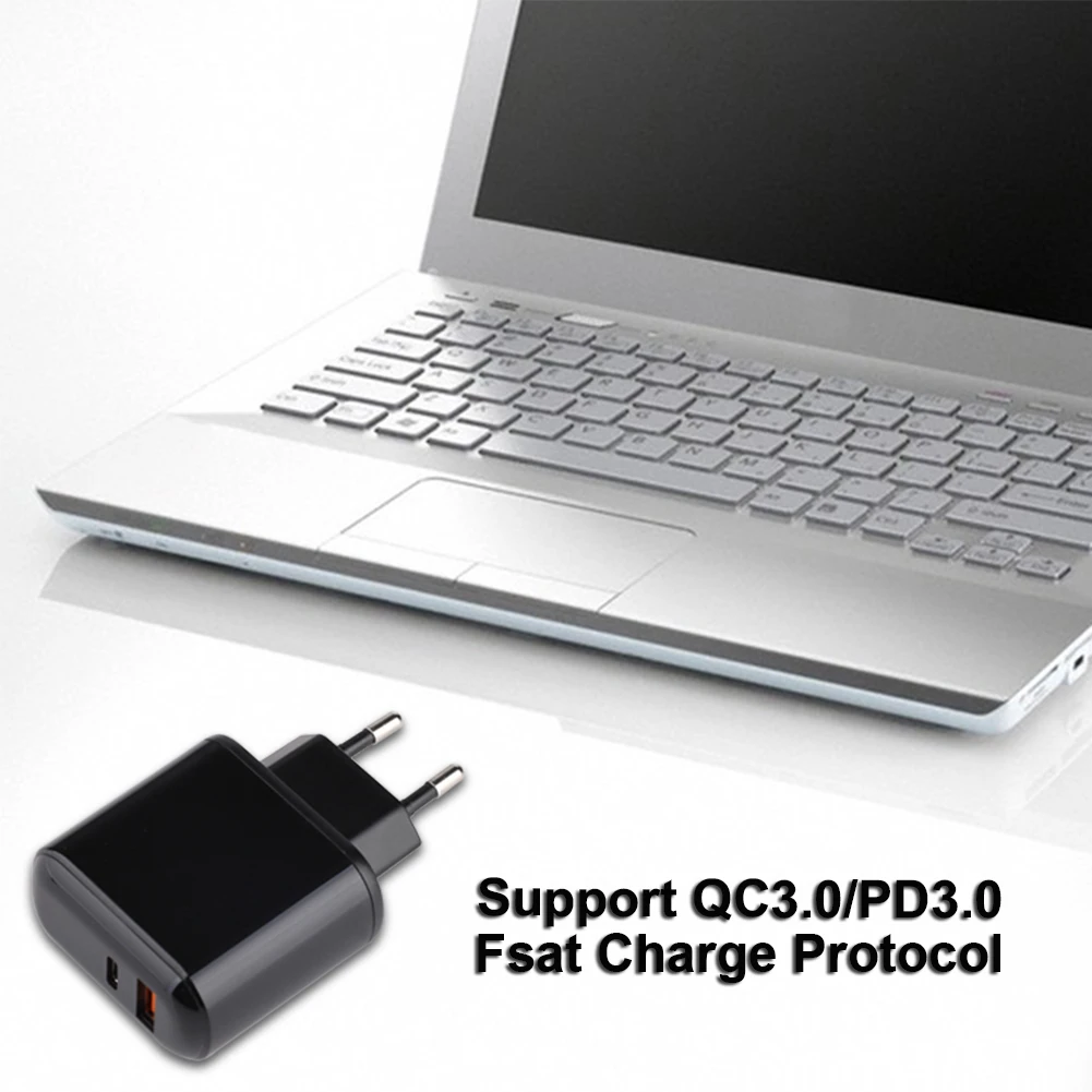 Быстрая зарядка 3,0 USB зарядное устройство светодиодный дисплей QC 3,0 PD Быстрая зарядка мобильного телефона зарядное устройство для iPhone samsung