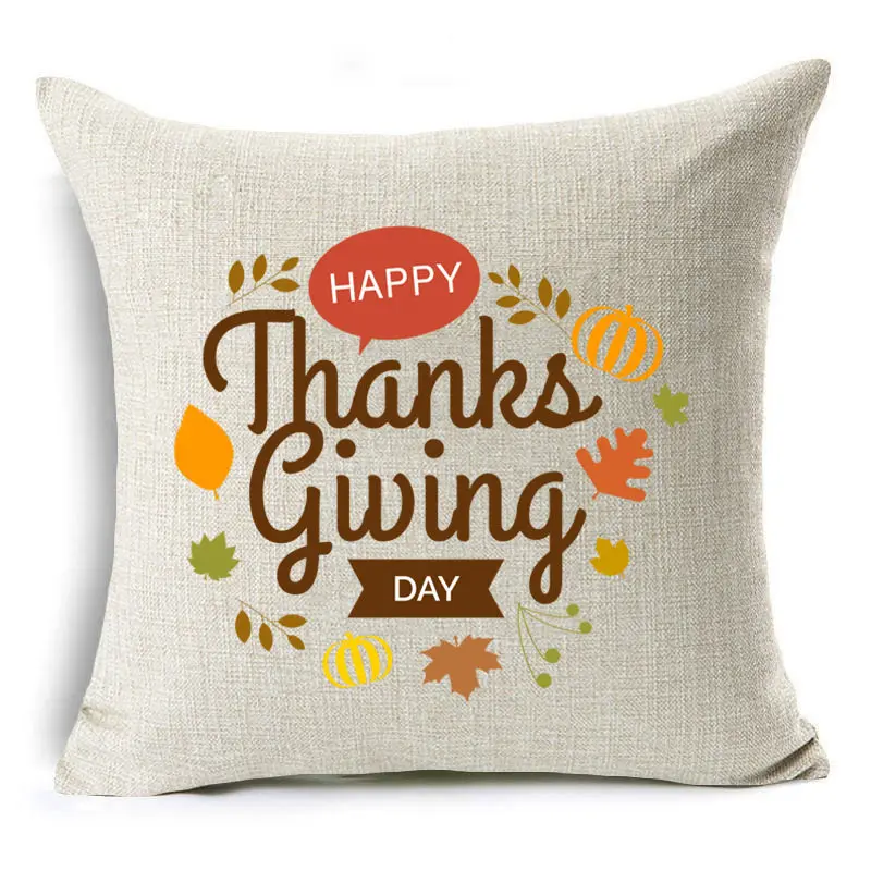 45*45cm Linen Pillowcase Halloween Pillowcase Happy Halloween Funny Series Pillowcase Wedding Party Bedroom - Цвет: Темно-серый