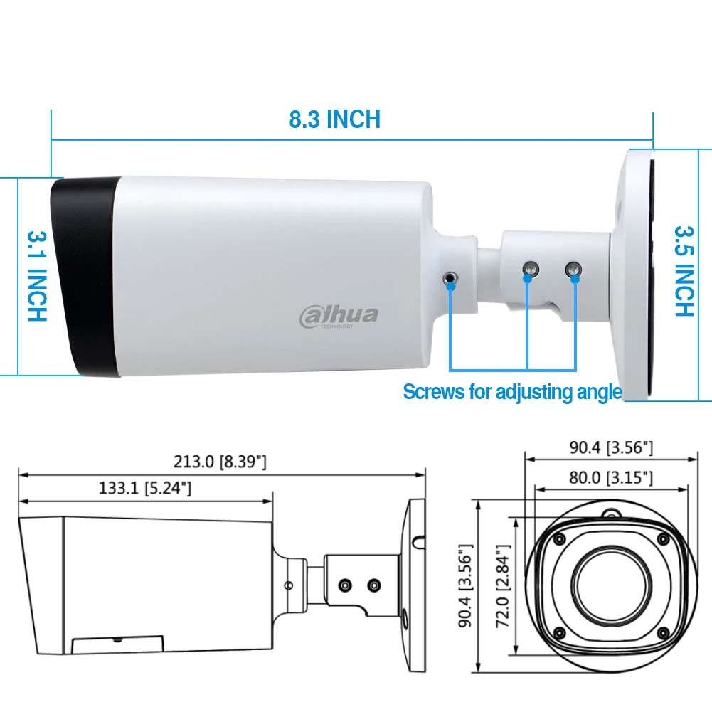 Dahua IPC-HFW4431R-Z 4MP POE IP камера 80m MAX IR Night 2,7~ 12 мм VF объектив с моторизованным зумом с автофокусом цилиндрическая камера видеонаблюдения