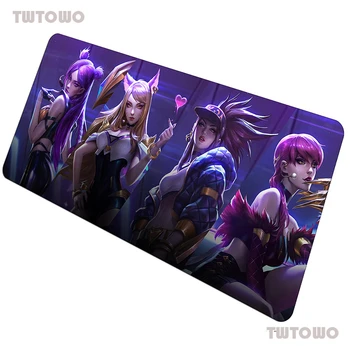 

League Of Legends Sexy Mouse Pad Locked Edge Pad To Mouse Mousepad Esports Anime Gaming Padmouse Gamer Keyboard Mouse Mats