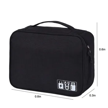 

Travel Cable Bag Portable Digital USB Gadget Storage Charger Wire Zipper Storage Bag Toolbox Storage Bags Clothes Storage