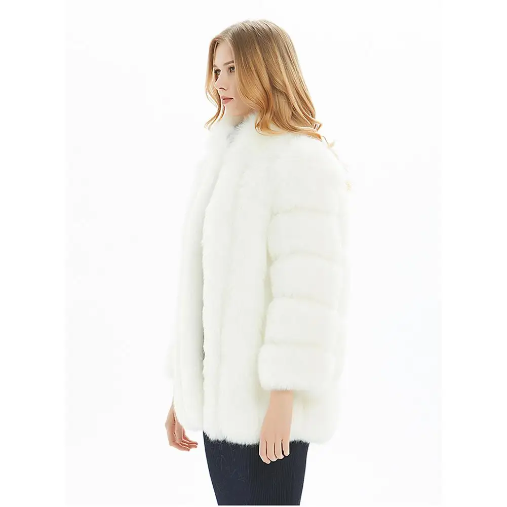 DSstyles, стиль, модное пальто из искусственного меха, Женское пальто из искусственного меха с длинным рукавом, свободное однотонное пальто для зимы
