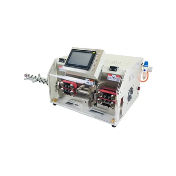 

A-114 Round sheath jacket cable wire stripping cutting machine,Fully automatic jacket cable stripping machine