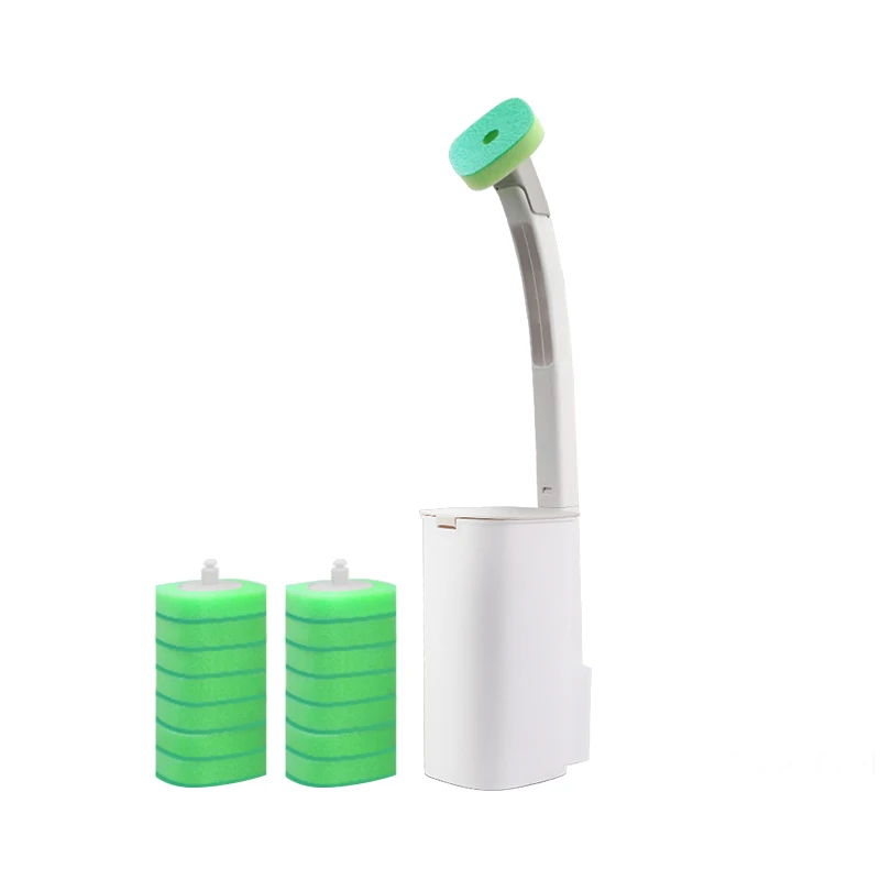 

MOYORI Comes With Cleaning Agent to Effectively Decontaminate Disposable Toilet Cleaning Brush