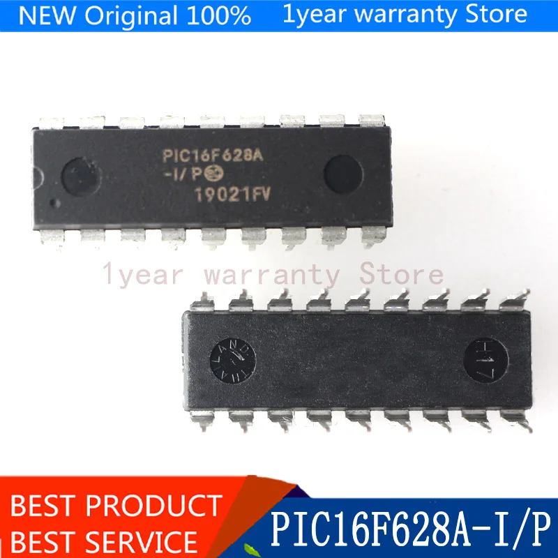 {Новый оригинальный} PIC16F628A-I/P PIC16F628AIP PIC16F628A 16F628A DIP18 10 шт./лот | Электроника