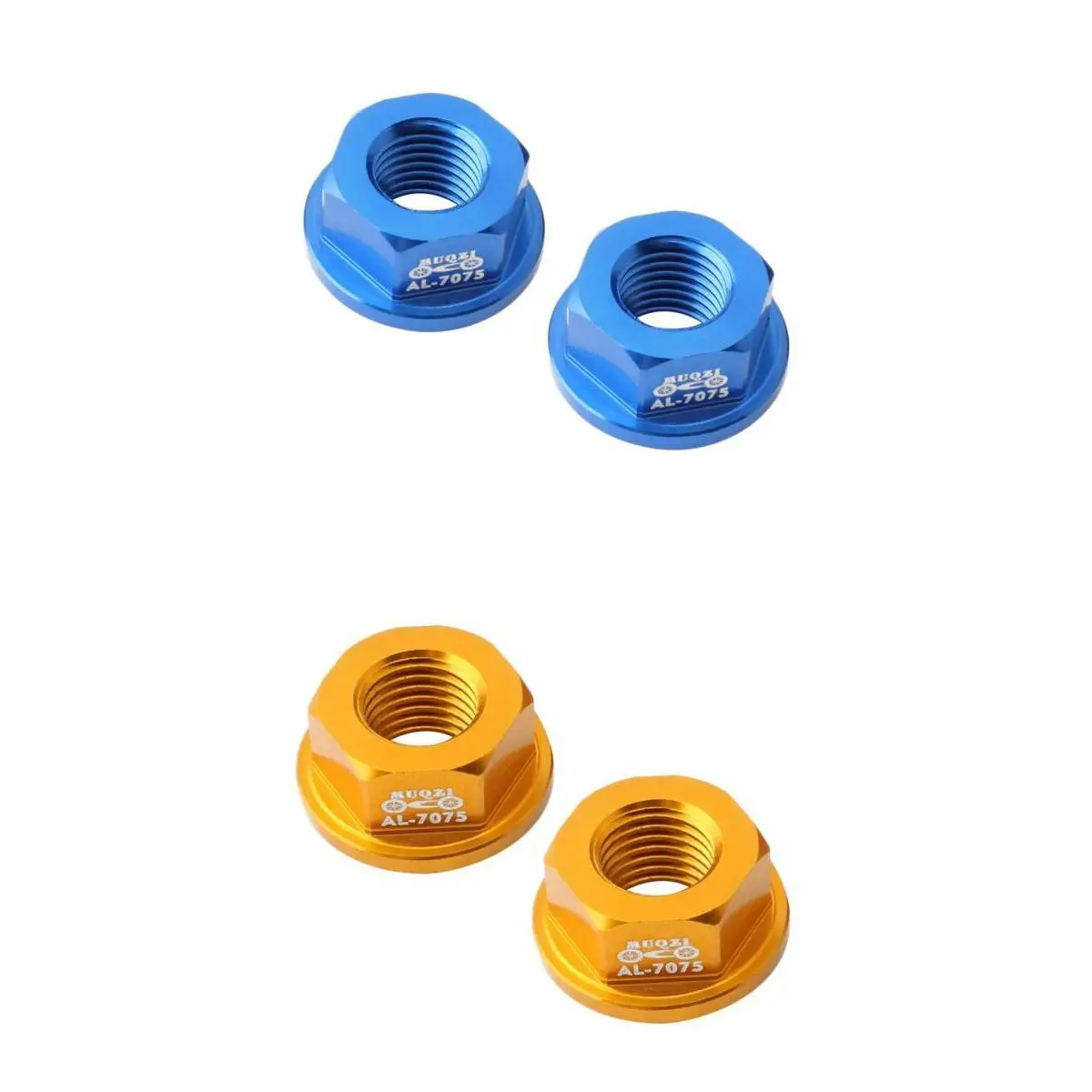 4 Pairs Kids  Hubs Nut M10 Folding Balance Bike Wheel Hubs Axle Nuts