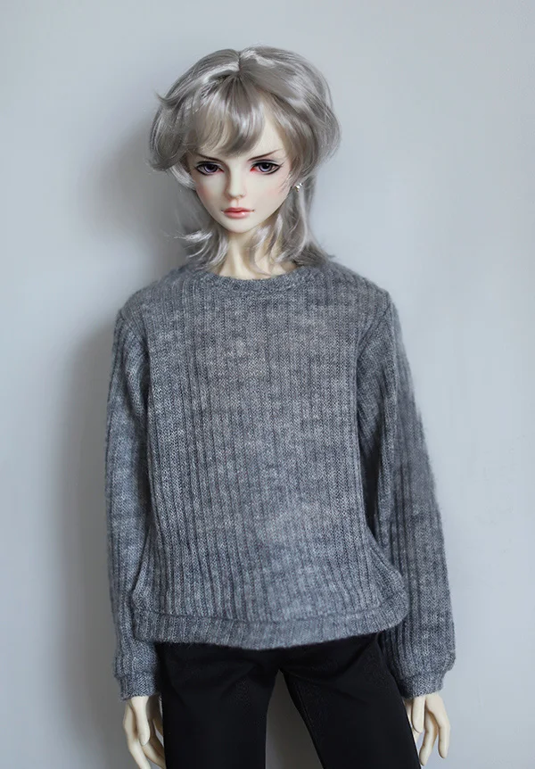 1/3 1/4 doll top white camel gray comfortable translucent crater bottoming sweater for 1/3 1/4 BJD doll accessories doll clothes