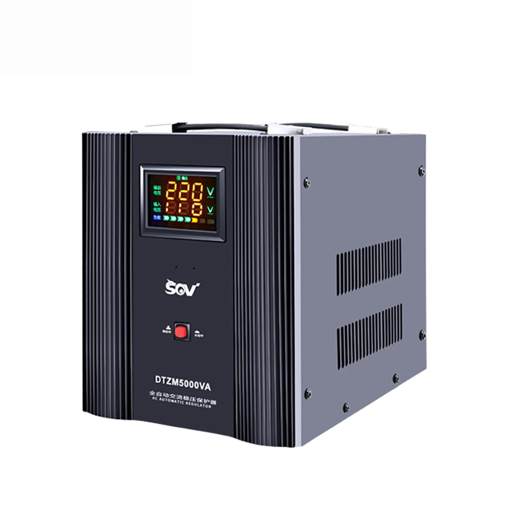 

220V Single Phase Automatic AC Voltage Regulator 5000W DTZM5KVA Y