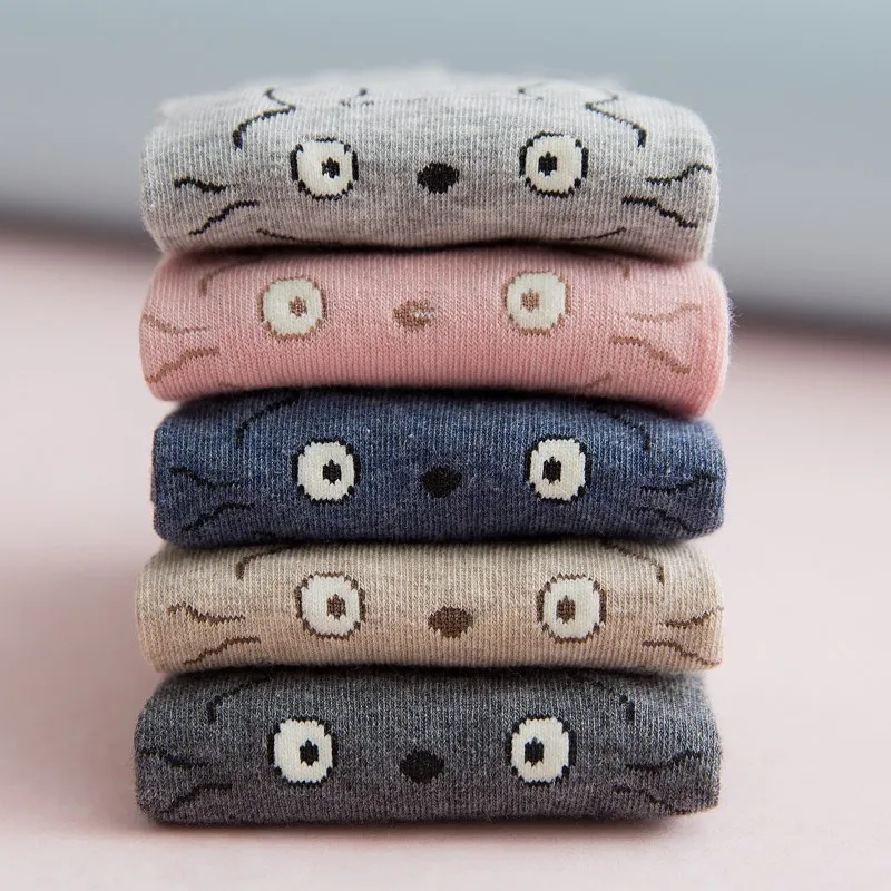 20 пар/компл. осень-зима 3D носки с мультяшным рисунком для детей каваи хлопковые носки женские милые носки новинка, короткие носки, от производителя