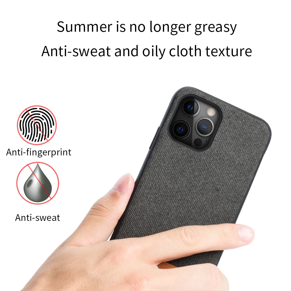 Мужской деловой тканевый Магнитный чехол для iphone 11 pro max xr x xs задняя крышка 12 mini SE