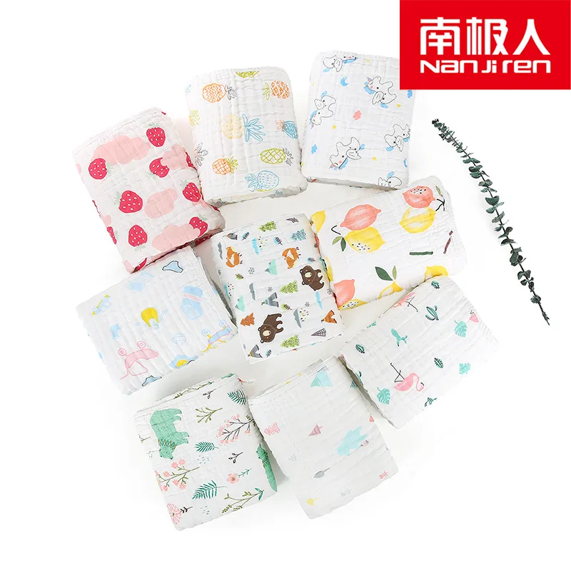 

Baby Towel Home Kindergarten Bath Towel for Children Infant Newborns Six-layer Washing Bubble Gauze Blanket