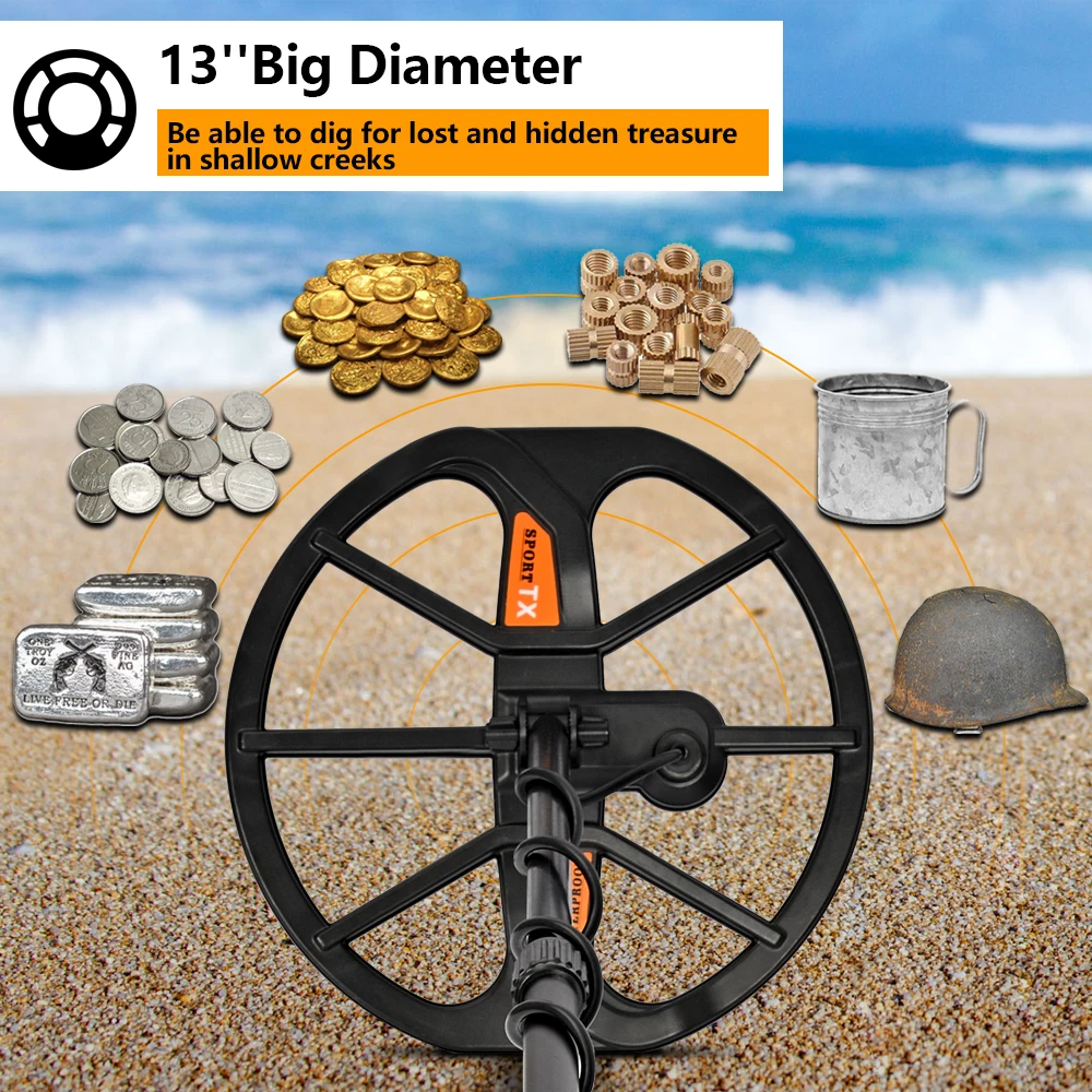 Металлоискатель Gold Digger Охотник за сокровищами Профессиональный Pinpointer подземный