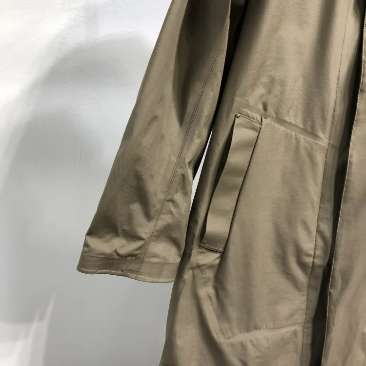Etj-19 мужская одежда; сезон весна-осень; Простые Slim Fit мульти-Цвет Однобортный средней длины Тренч 5 цветов