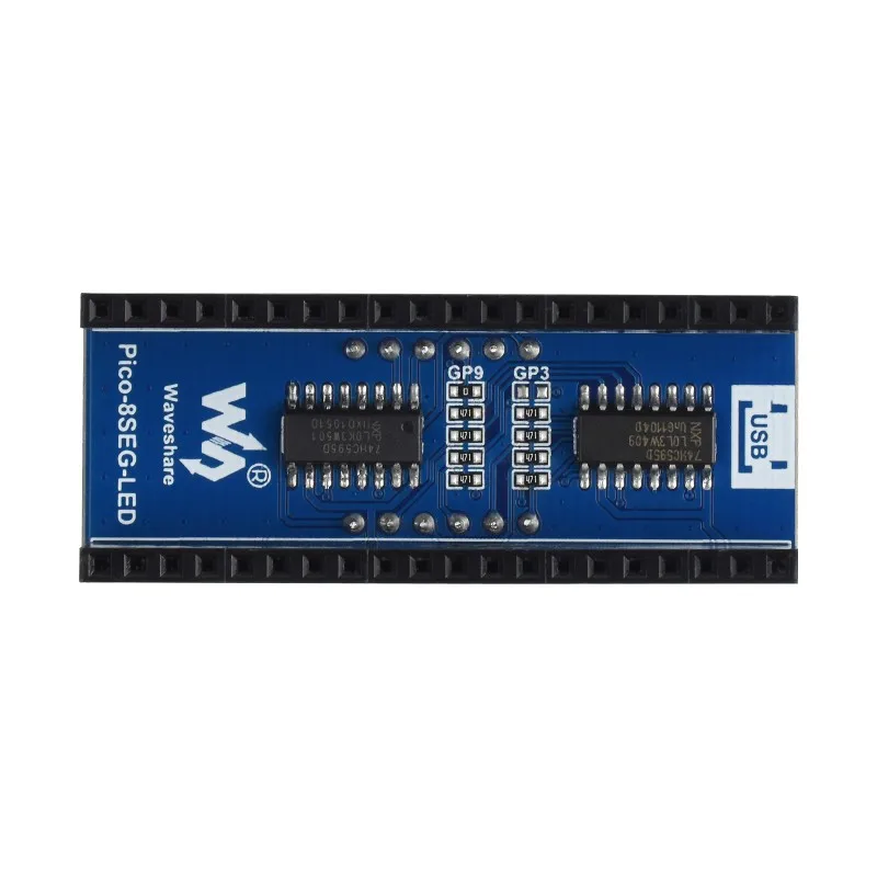 Raspberry Pi Pico  4 ڸ 8 ׸Ʈ ÷ , SPI ȣȯ