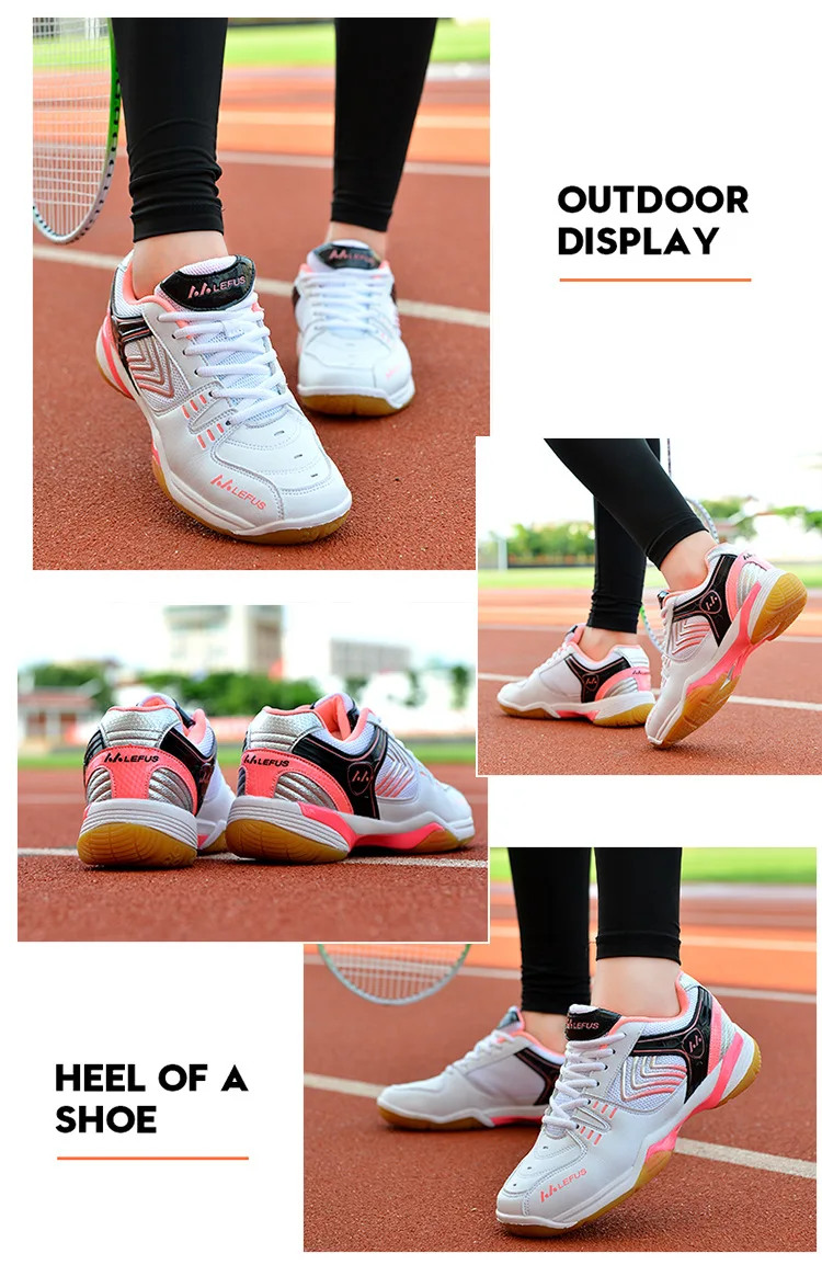 Мужская и женская дышащая обувь для бадминтона, тренировочная теннисная спортивная обувь, мужская спортивная обувь, Нескользящие теннисные кроссовки D0883