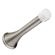 

Spring Door Stops Brass Or Chrome Stoppers Spring Loaded Spiral Buffer Protector