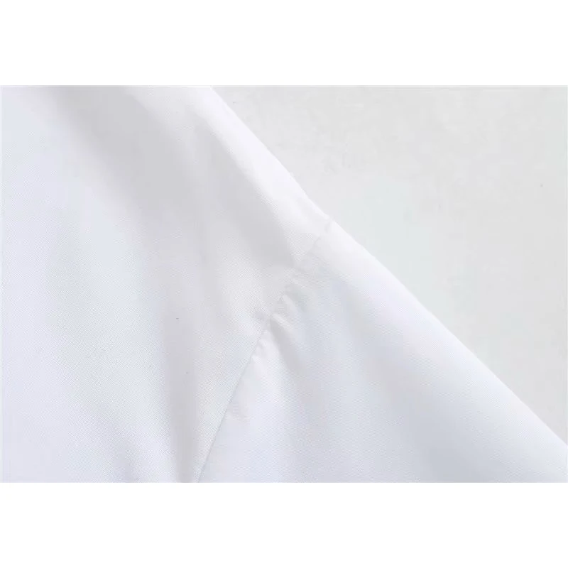 Женская рубашка za 2020 с оборками на одной пуговице блузка длинным рукавом