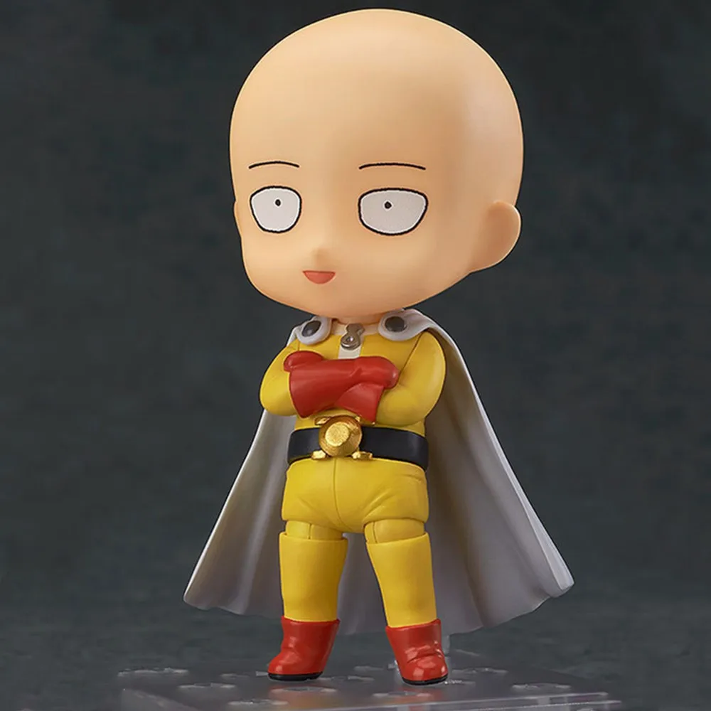 Anime Figures One Punch Man Saitama #575 Cute Toys Action Figma Genos Saitama Collectible Model Doll Figurals Doll Toy