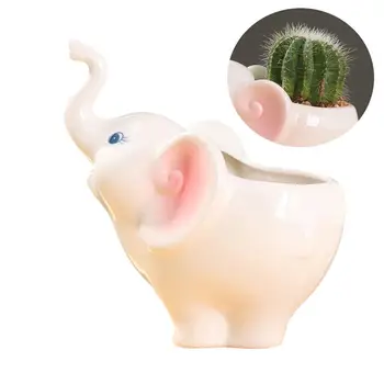 

1pc Flower Pot Plant Pot Macetas Unique Mini Creative Plant Holder Tabletop Adornment Flower Container For Outdoor Indoor Home