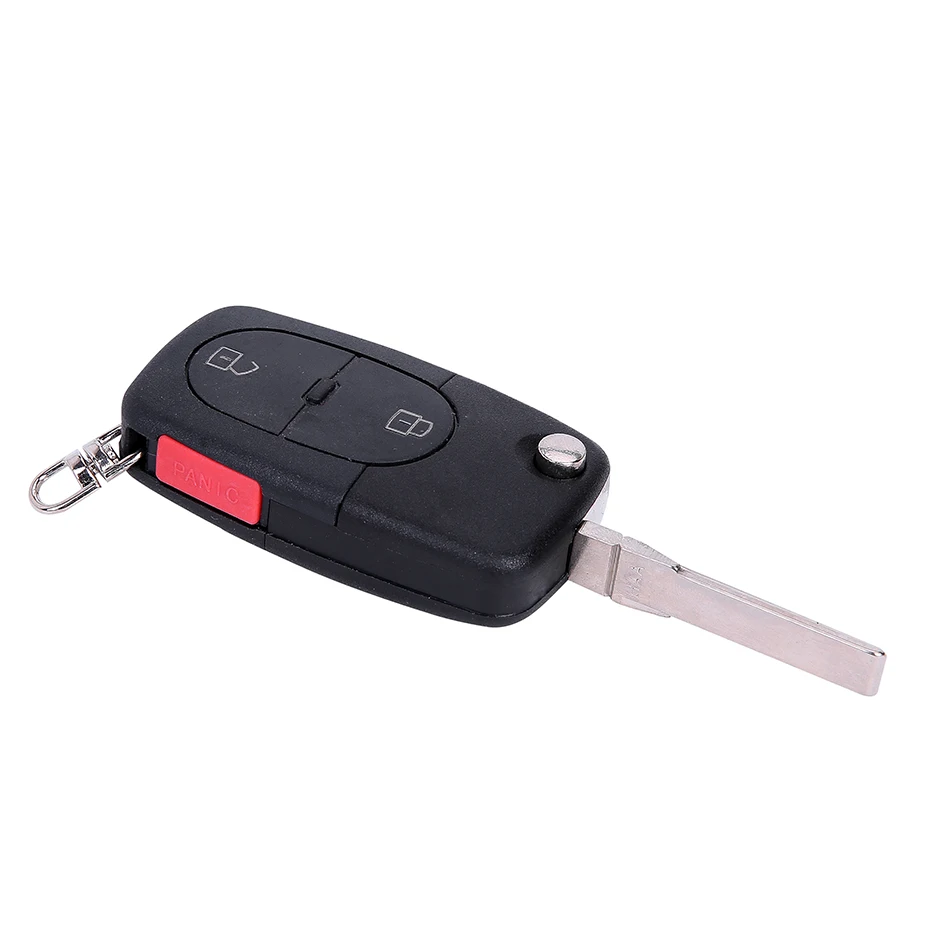 DJBFANDEA 2 / 3 /4 кнопки дистанционного ключа Fob чехол в виде ракушки для Audi A2 A3 A4 A6 A8 TT