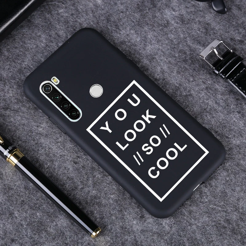 Lamo чехол матовый чехол для телефона Xiaomi Redmi Note 8T Мягкий силиконовый чехол для Redmi Note 8T 8 8A простой черный художественный чехол