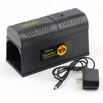 

OUTAD Electronic Rat Trap Mice Mouse Rodent Killer Electric Shock US Plug Adapter High Voltage Repeller Zapper Pest Control