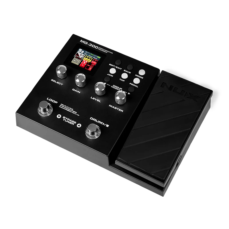 Профессиональное устройство для создания эффектов Nux MG-300 с барабанной машиной