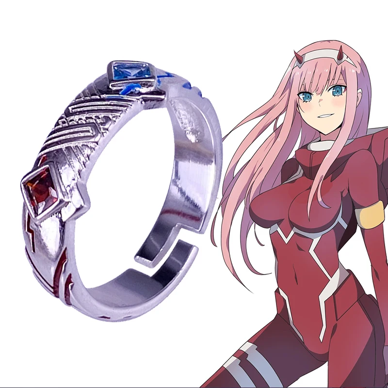 Кольцо с изображением девушки из аниме &quotDarling in the Franxx&quot | Украшения и аксессуары