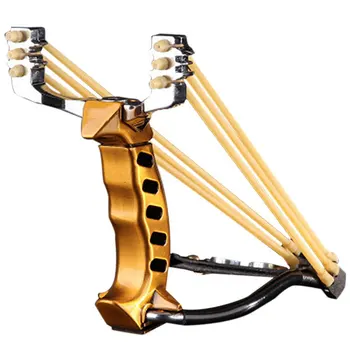 

3 Rubber Bands Folding Wrist Catapult Outdoor Games Powerful Hunting Bow And Sling Hunting