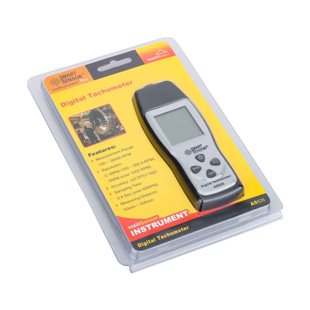 Rotational Speed Meter Digital Laser Photo Tachometer Speedometer Photoelectric Tachometer 100~30000 RPM Tester for Car Motor