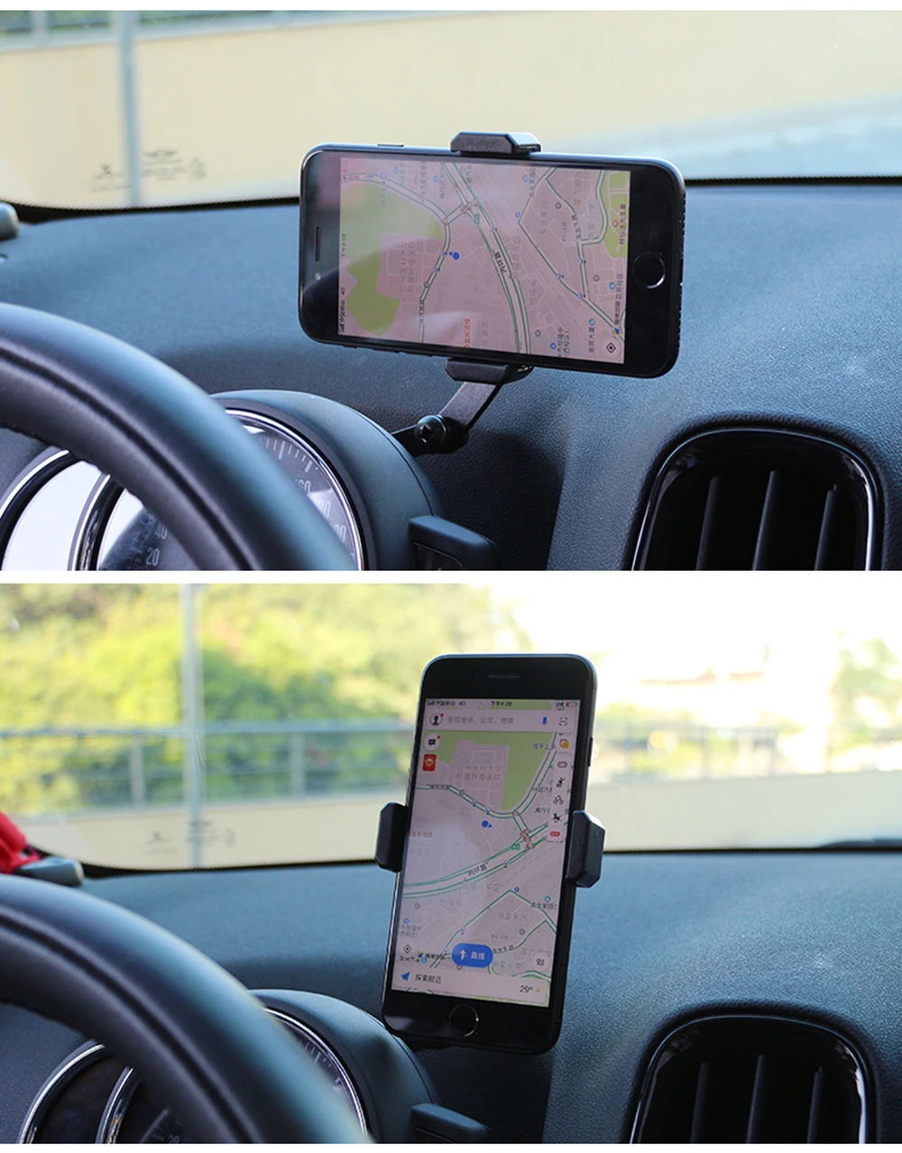 Автомобильный Стайлинг телефон gps держатель навигации складной Автомобильный кронштейн для Mini Cooper S JCW R55 R56 R60 R61 F54 F55 F60 аксессуары