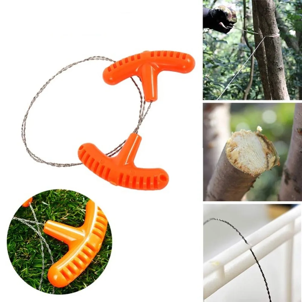 

HOT Hand Chain Saw Safety Survival Fretsaw Emergency Outdoor Steel Wire Saw Camping Hunting Kits